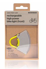 Bookman Curve Front Light - Light Grey/Acid Yellow