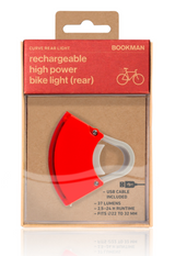 Bookman Curve Rear Light - Red