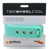 Two Wheel Cool Omni Wearable Rider's Light - Celeste