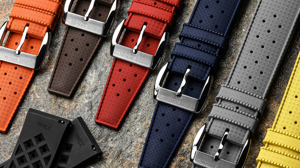 Tropical Rubber Watch Straps