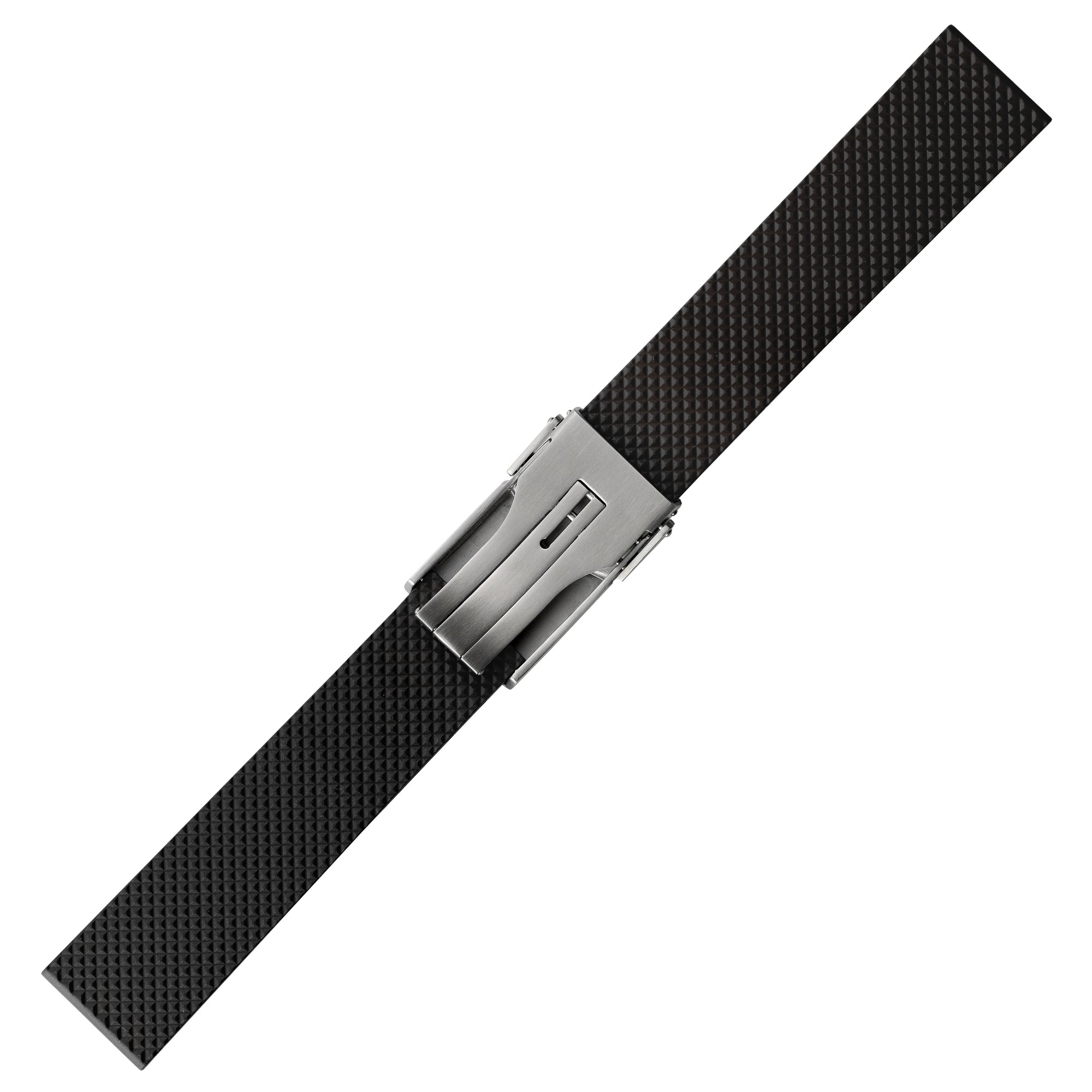 ZULUDIVER 300 (MKII) Italian Rubber Watch Strap - Black