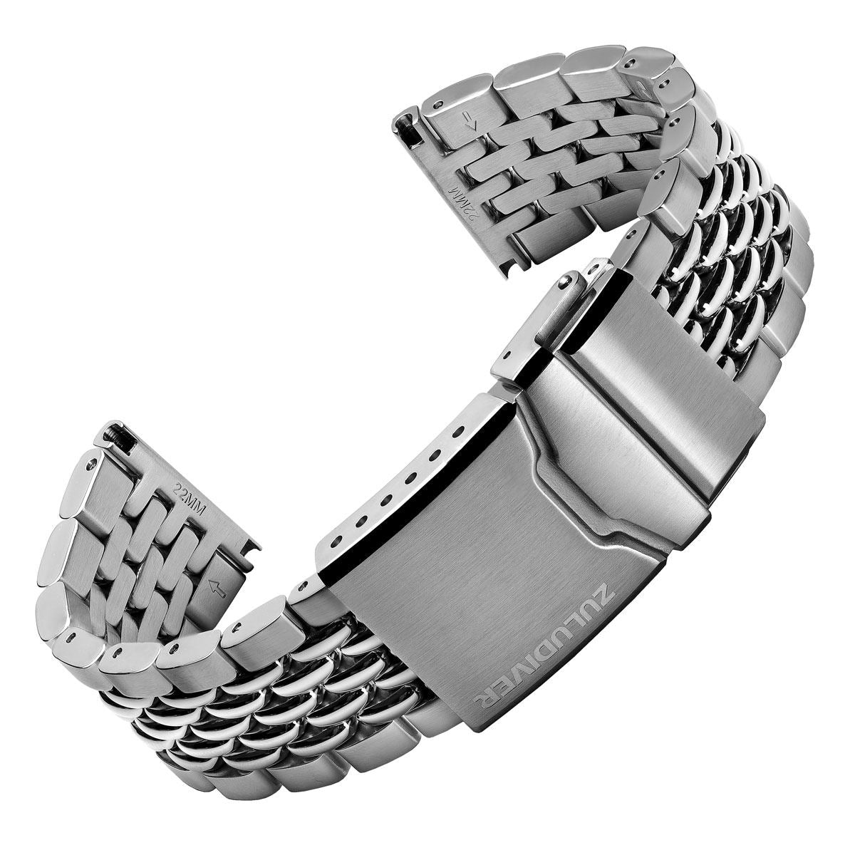 High Quality Cool Shark Steel Watchband for Seiko Water Ghost