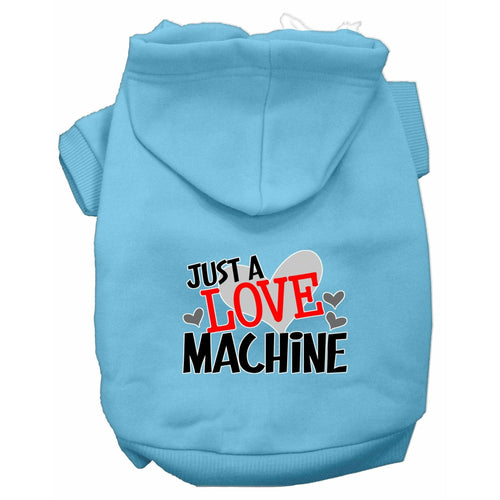 Just a Love Machine Dog Hoodie