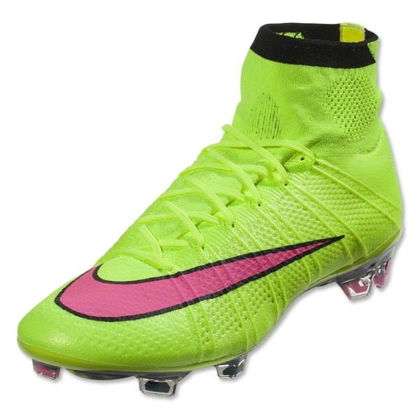 nike mercurial superfly fg volt hyper pink