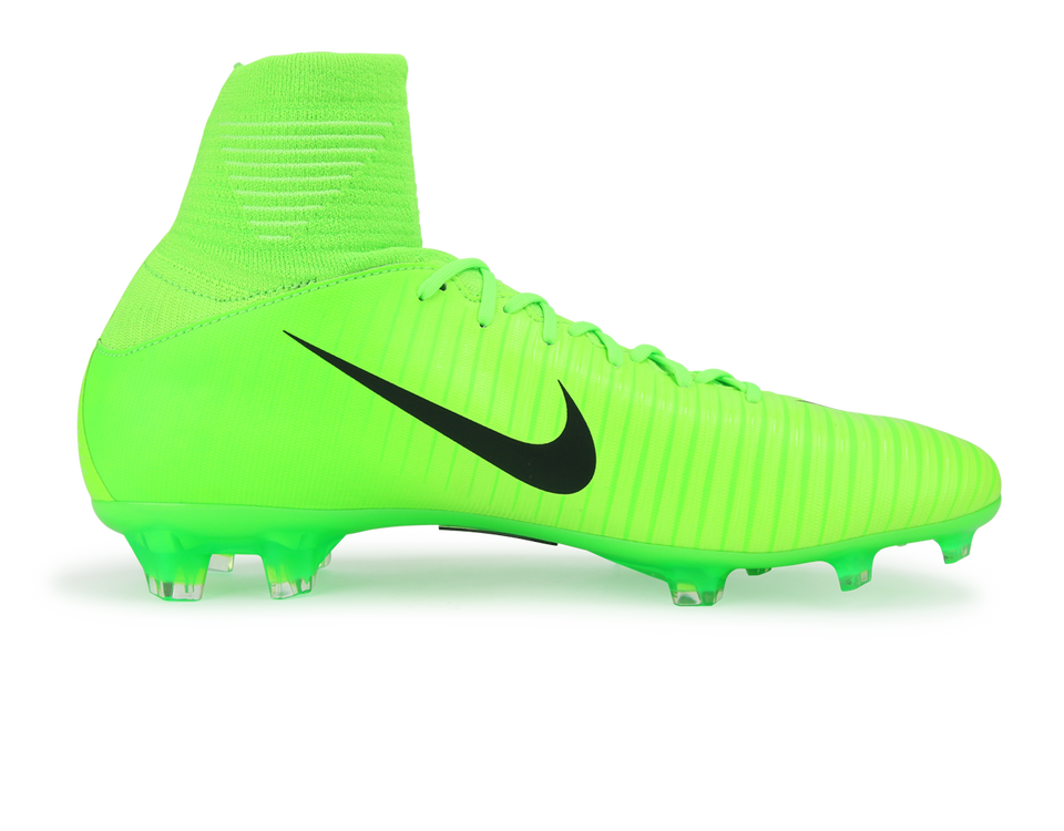 neon green nike football cleats