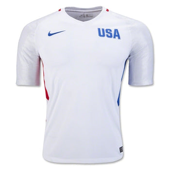 Men's Nike Black USMNT 2016 Away Replica Performance Jersey