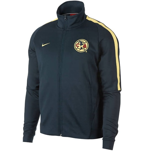 Nike Men's Club America Track Jacket Armory Navy/Lemon Chiffon – Azteca ...