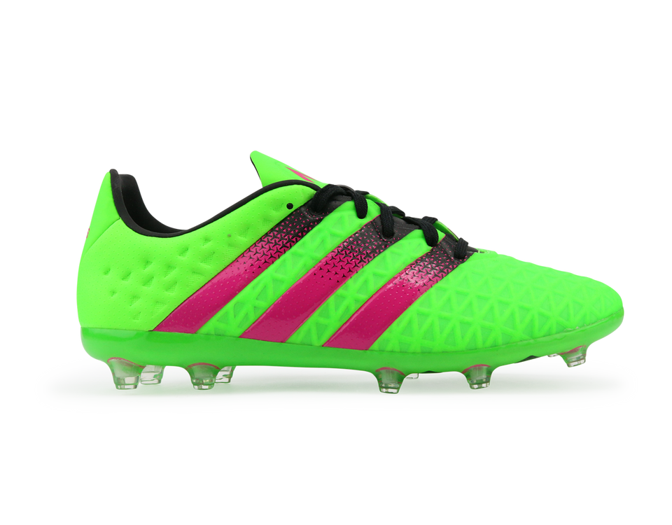 Adidas Kids Ace 16 1 Fg Ag Solar Green Shock Pink Black Azteca