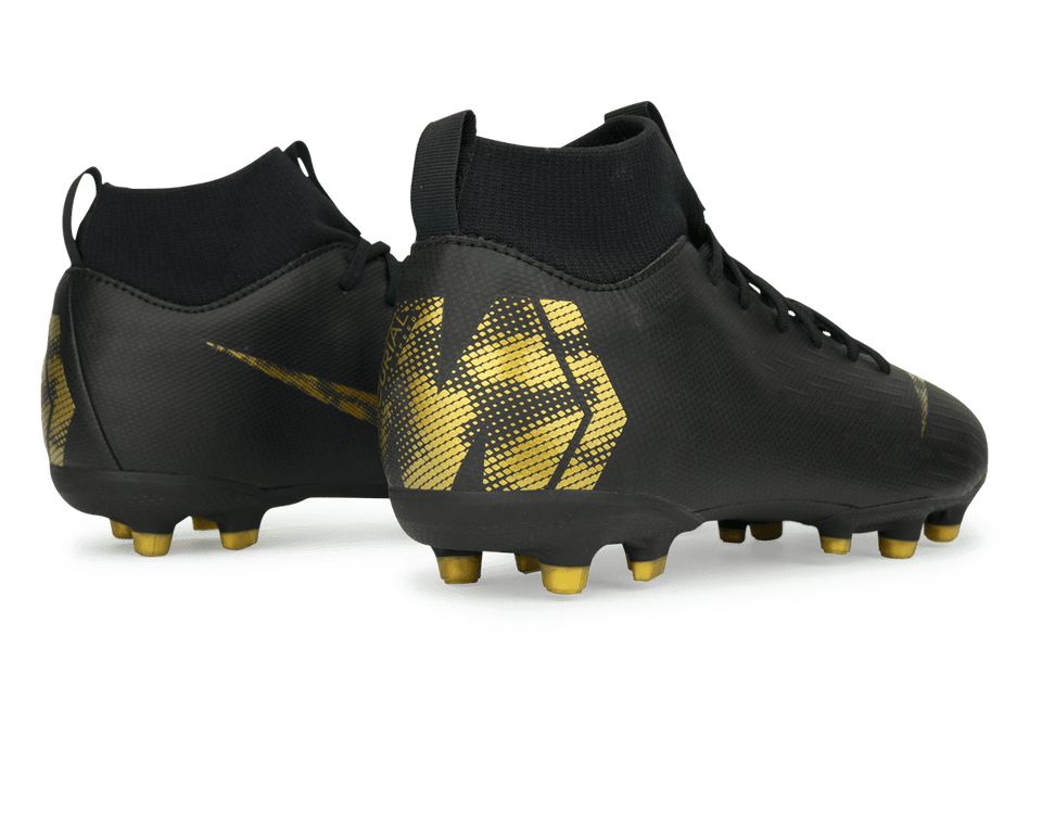 gold boys football boots