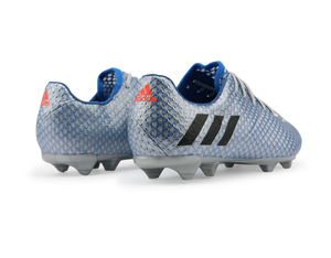 Adidas Kids Messi 16 1 Fg Ag Silver Metalic Core Black Sho Blue