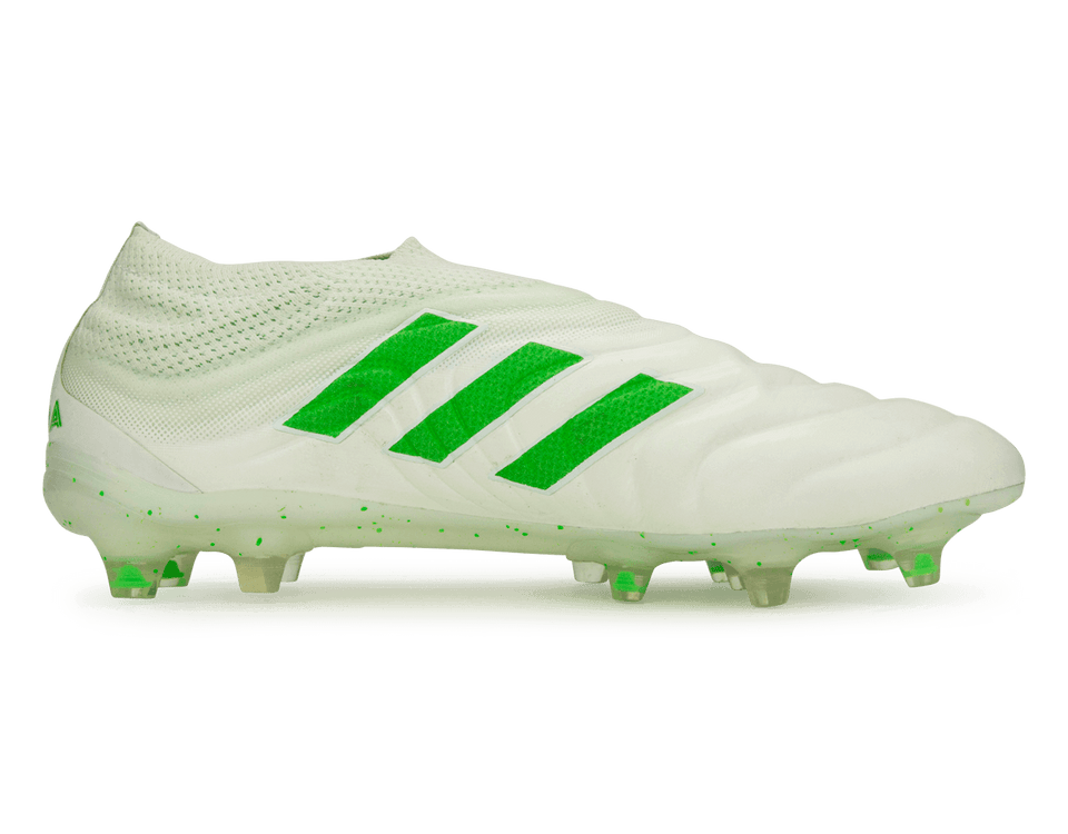 Adidas Men S Copa 19 Fg White Cloud Solar Lime Azteca Soccer