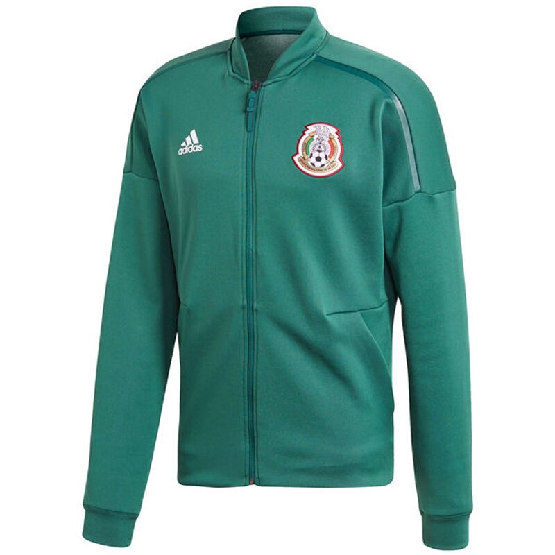 adidas Men's Mexico ZNE Anthem Jacket Core Green – Azteca Soccer