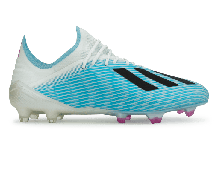 adidas Men's X 19.1 FG Bright Black/Shock Pink – Azteca Soccer