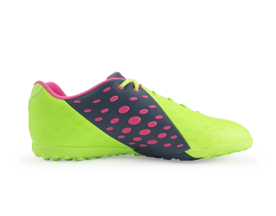 neon indoor soccer shoes