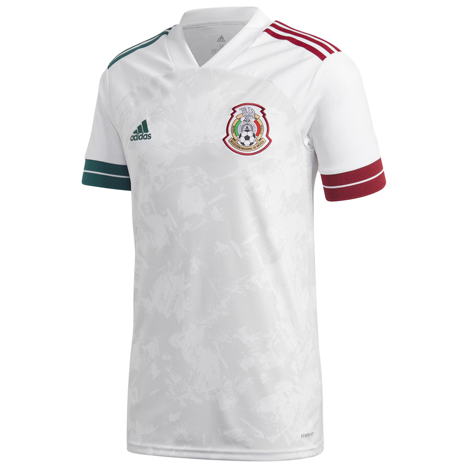 adidas Men's Mexico 20/21 Away Jersey White Azteca Soccer