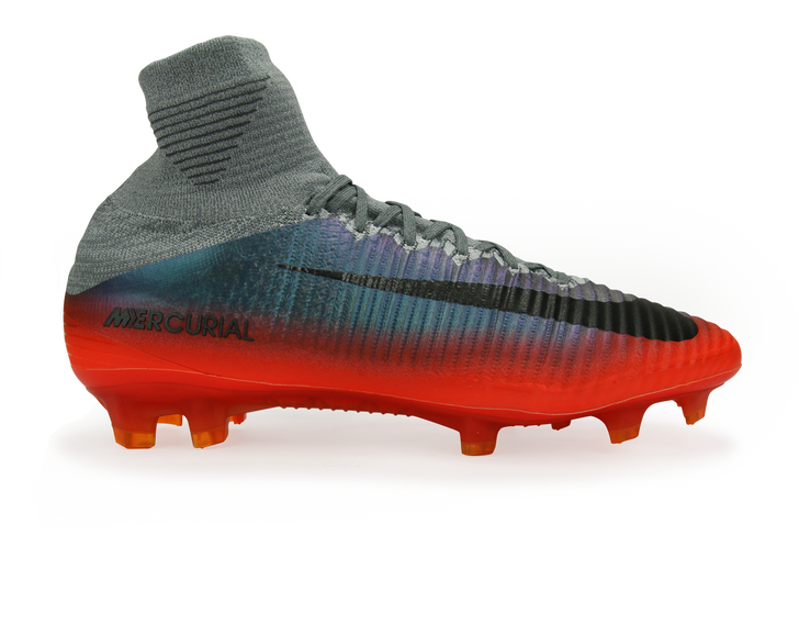 Mercurial Superfly V CR7 FG Cool Grey/Metalic Hematite/Wolf Azteca Soccer