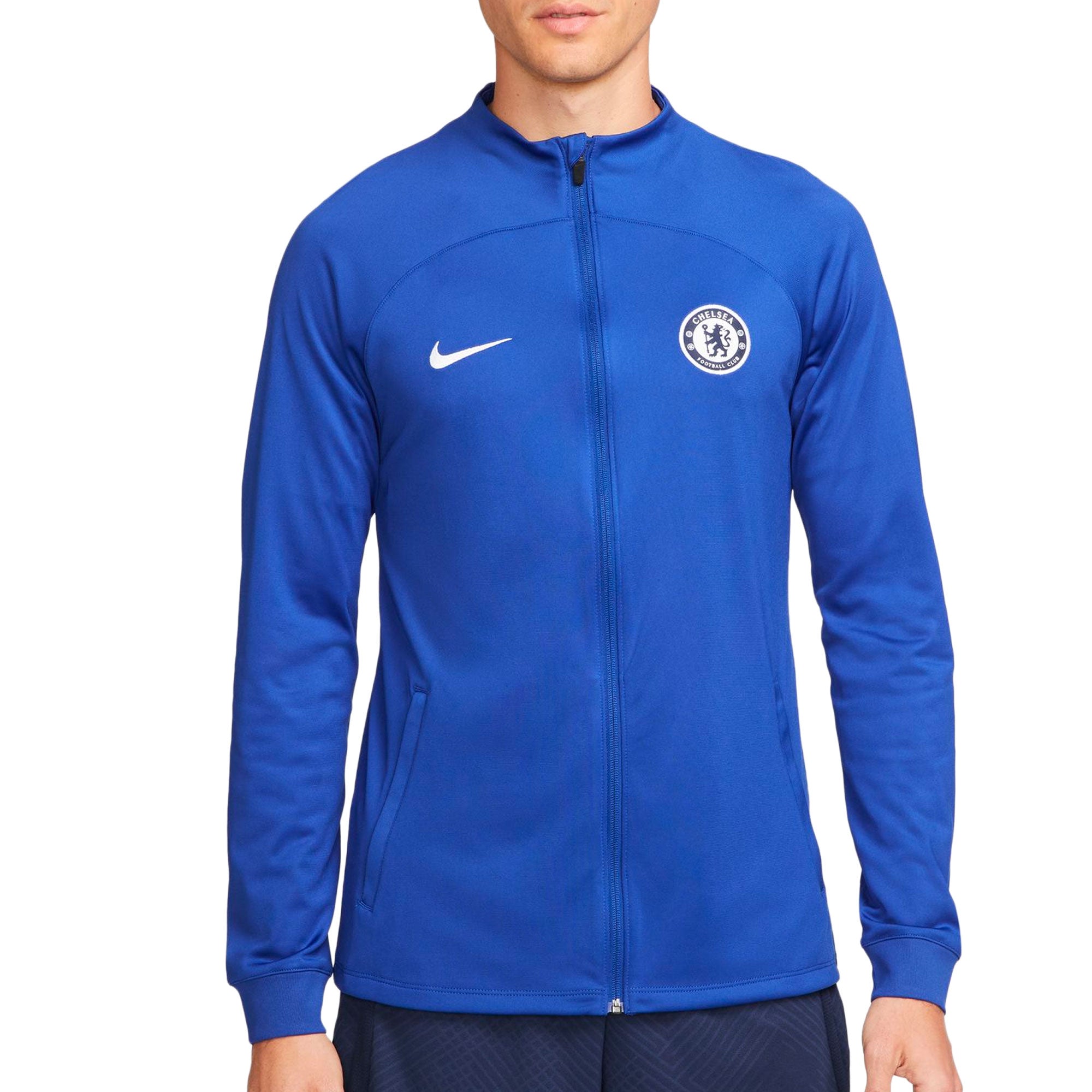 Men's Chelsea Strike Track Jacket Rush Blue/White – Azteca Soccer