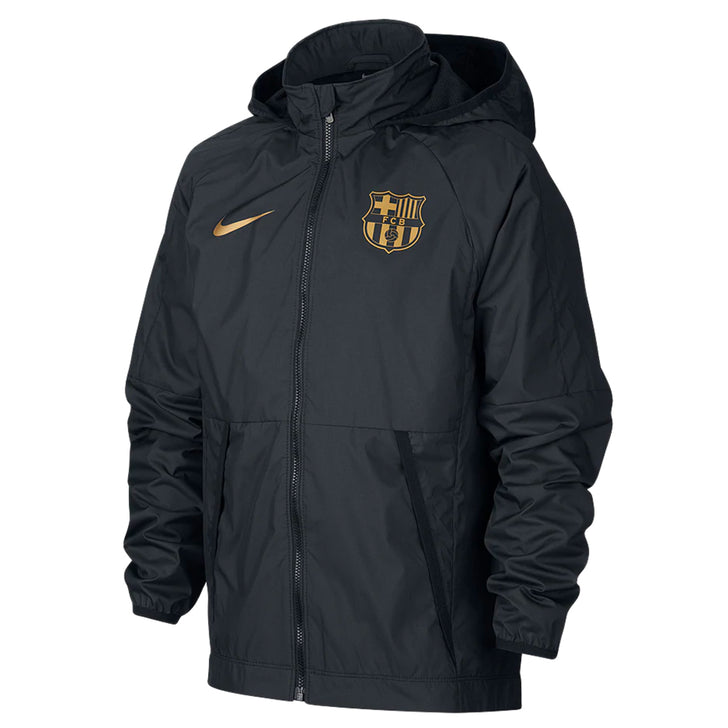 filosoof angst opblijven Nike Men's FC Barcelona Graphic Jacket Black/Metallic Gold – Azteca Soccer
