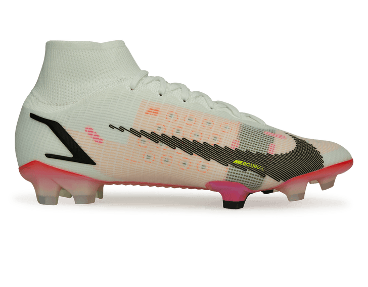 metaal strottenhoofd shampoo Nike Men's Mercurial Superfly 8 Elite FG - White/Pink – Azteca Soccer