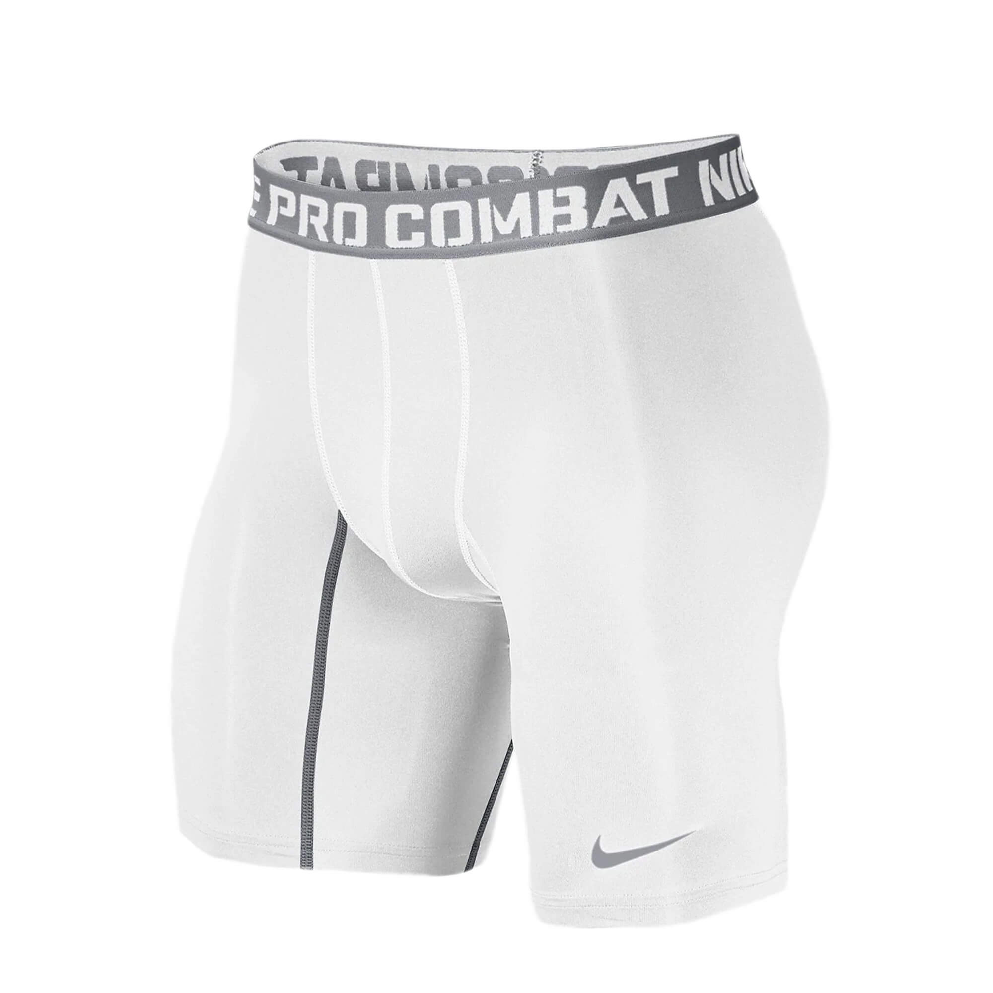 Nike Men's Combat Tights Shorts White/Grey