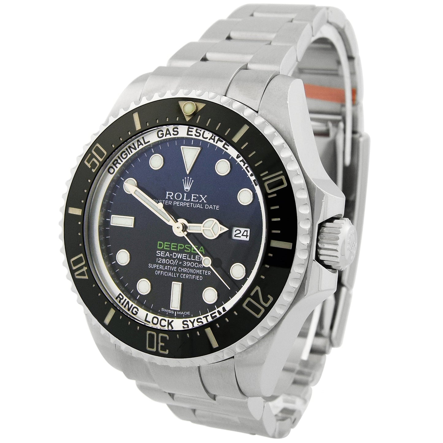 Rolex Men's Sea-Dweller DeepSea Cameron Edition Stainless Steel 44mm Deep Blue Dot Dial Watch Reference #: 126660 Happy Jewelers