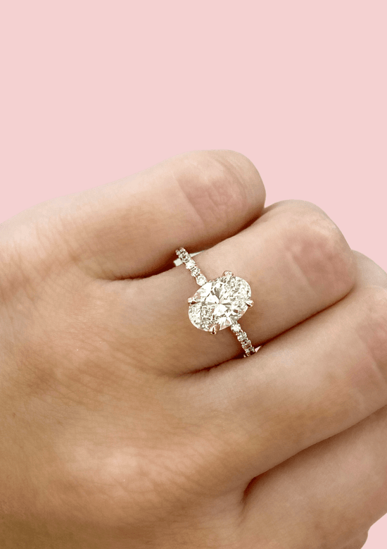 Load image into Gallery viewer, Engagement Ring Wednesday 1.71 Oval Shape Diamond - Happy Jewelers Fine Jewelry Lifetime Warranty
