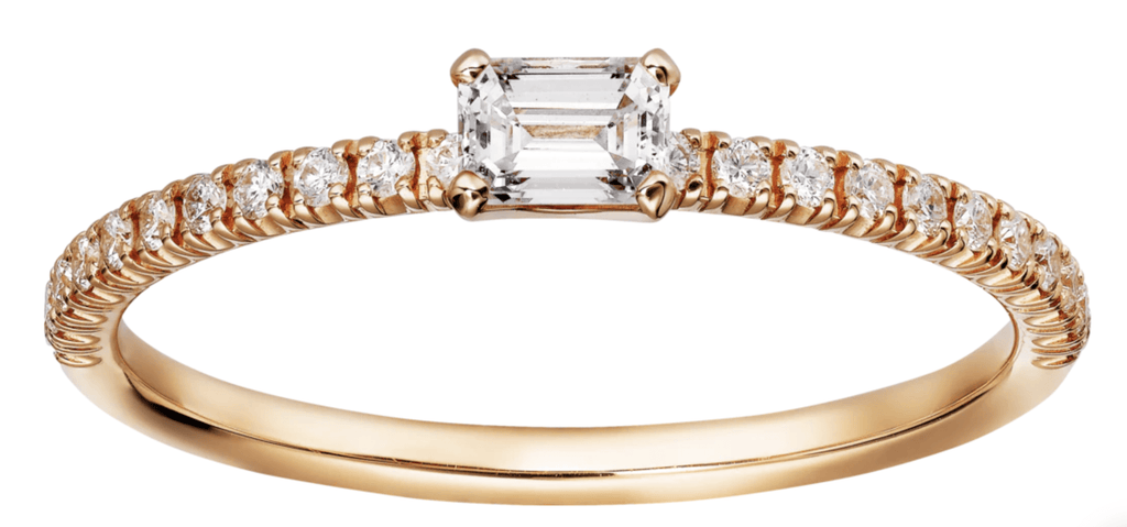 cartier baguette ring