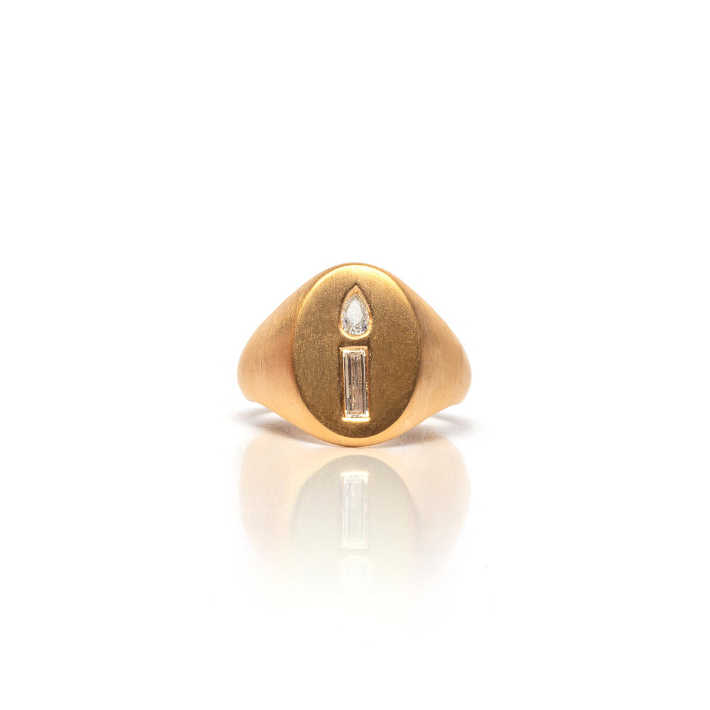 The Antique Pearl and Diamond Toi ET Moi Ring – The Moonstoned