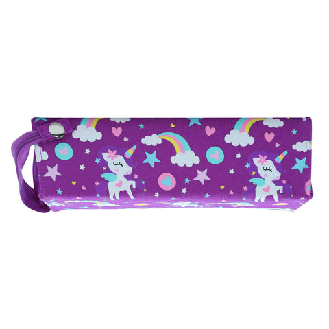 Buy Smily Tray Pencil Case (Purple) Rainbow Unicorn Theme For School ...