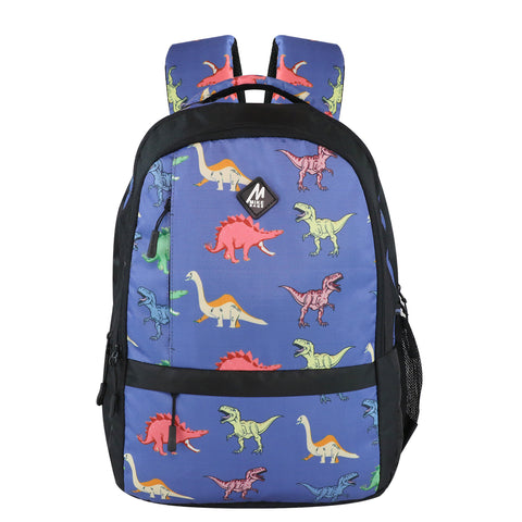 Image of Mike Rage Dino Backpack- Blue