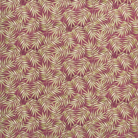 exotic pillow fabric with leaves