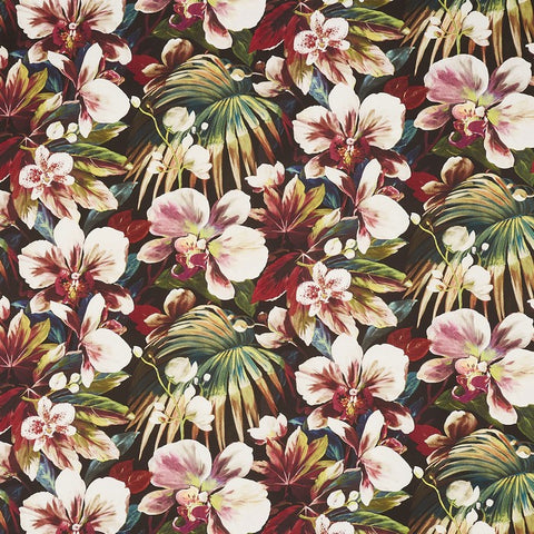 exotic floral motifs for curtains