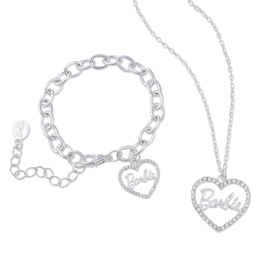 Barbie® Pink Heart & Unicorn Charm Bracelet – GIOIA JEWELLERY