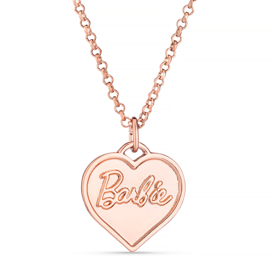 Barbie™ Silver Logo Necklace