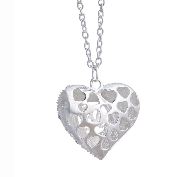 Justin Bieber Crystal Heart Necklace - GIOIA JEWELLERY