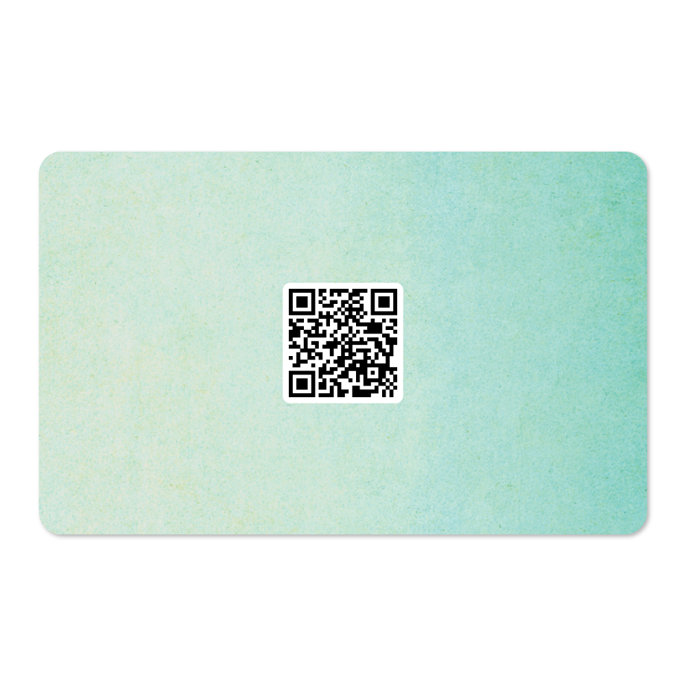 Wireless NFC Card (Turquoise) - Plastic Printers product image