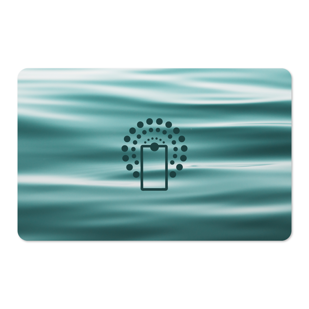 Wireless NFC Card (Water) - Plastic Printers product image