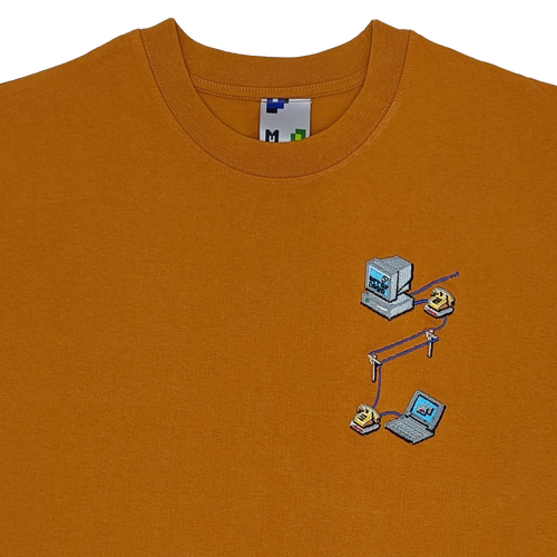 Dial Up Tee Orange