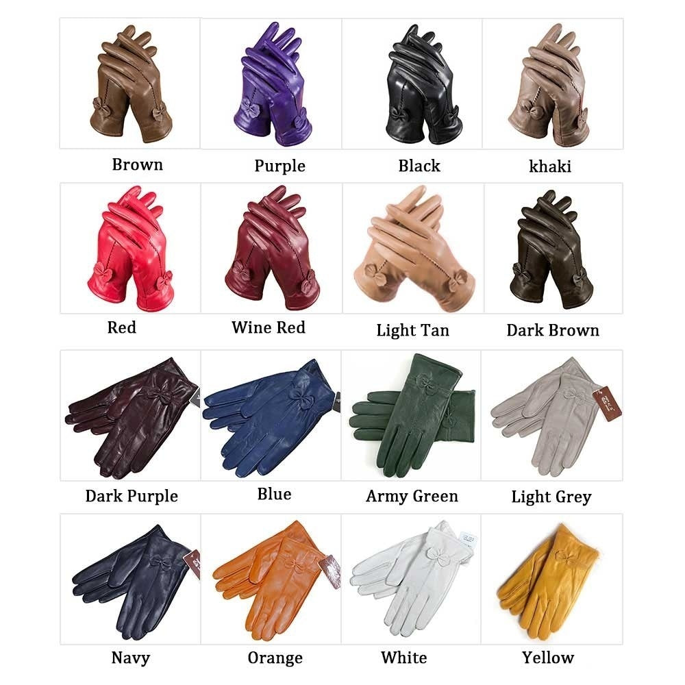 light tan leather gloves
