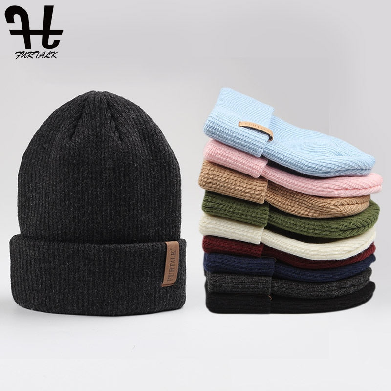 womens knit beanie hats