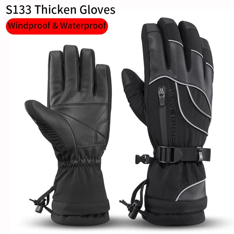 waterproof windproof cycling gloves