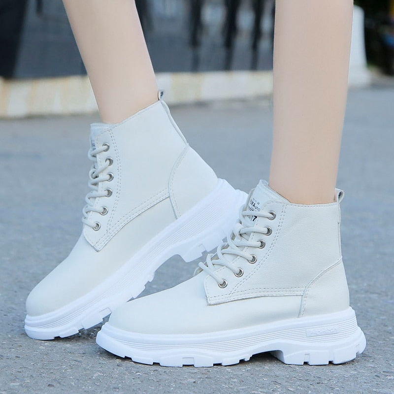 winter white boots