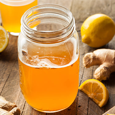 How do you make ginger kombucha from scratch?