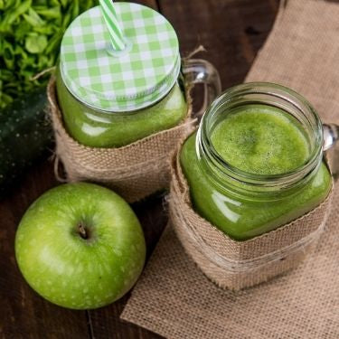 Green apple kombucha smoothie