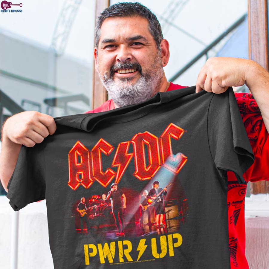 AC DC T-Shirt, PWRUP, Happy Customer