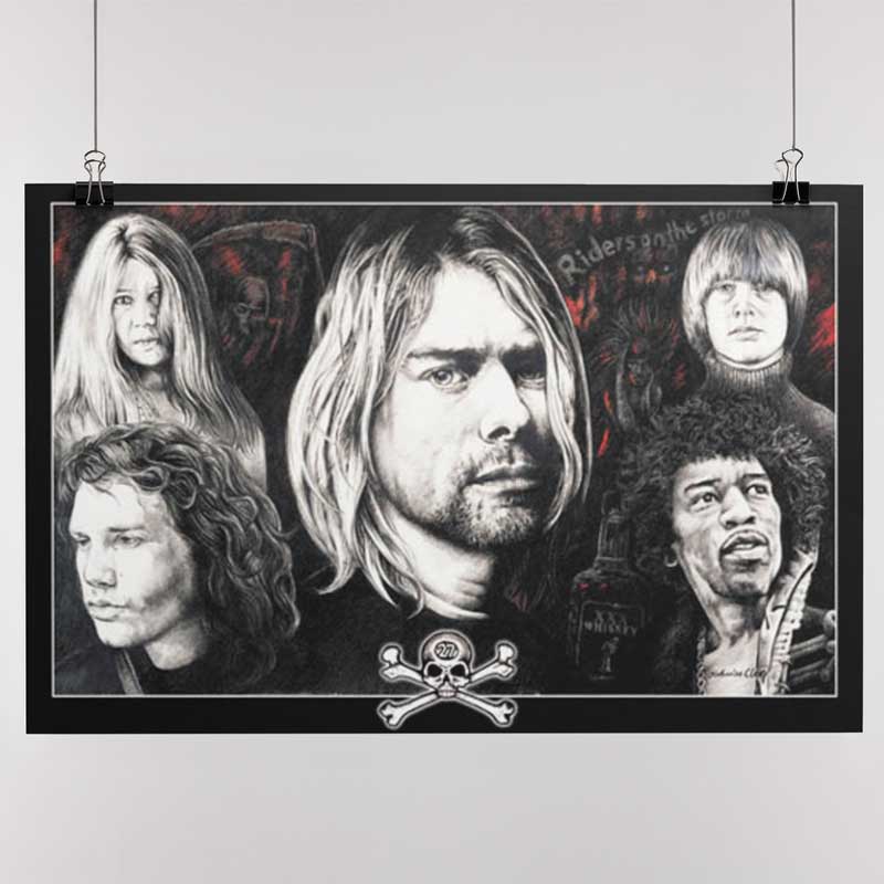 27 CLUB Gorgeous Poster, Members | Authentic Band Merch
