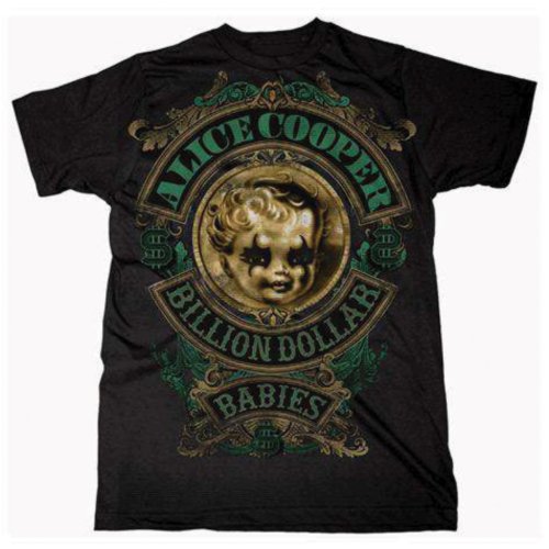 ALICE COOPER Attractive T-Shirt, Billion Dollar Baby Crest