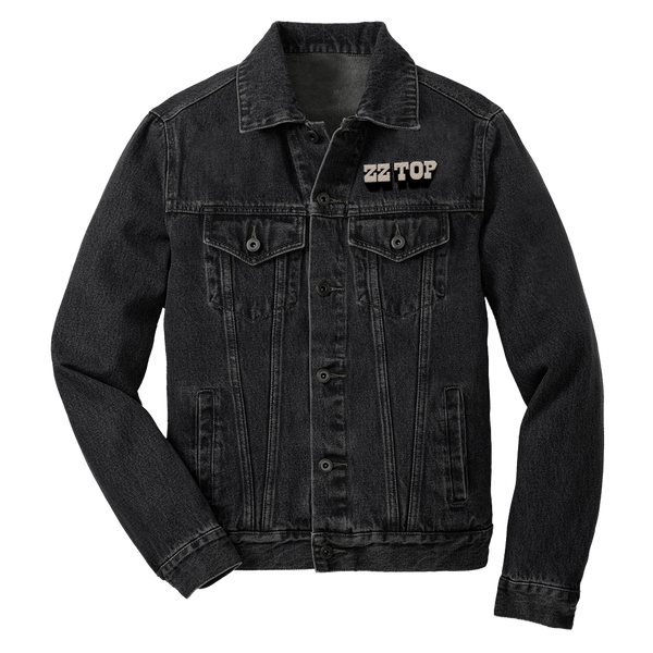 Raw Black Denim Jacket – ZZ Top Official Store