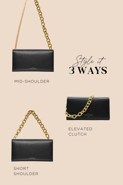 The Elsewhere Co  Gold Chunky Chain Bag Strap – The Elsewhere Co.
