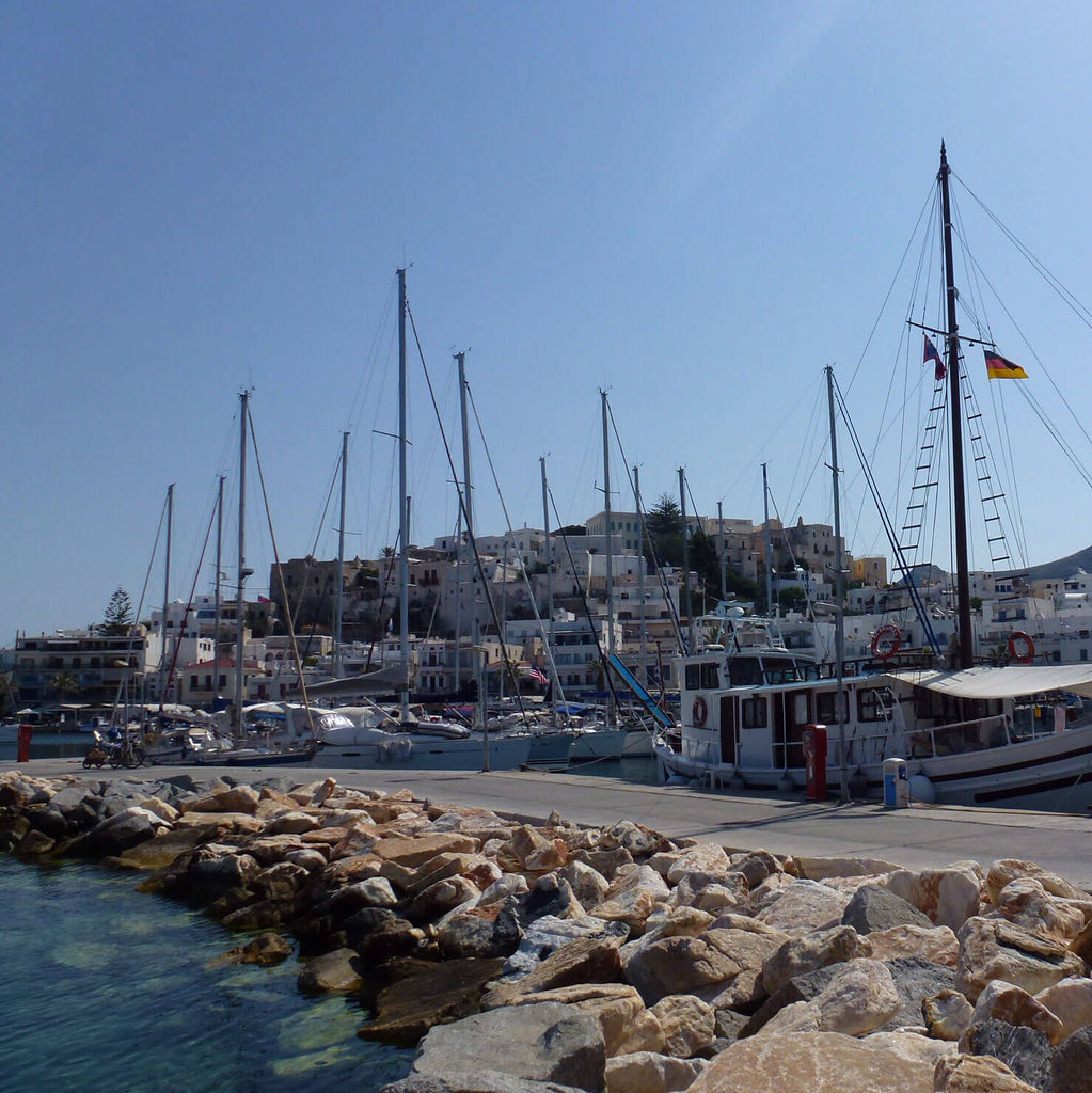 Port of Hora Naxos Greece